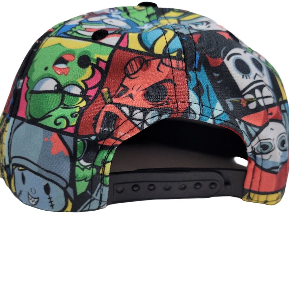 Maya Studio Colorful Cartoon Collage Snapback - Picture 7 of 9